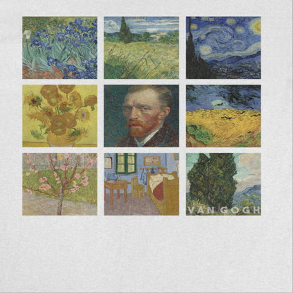 Classic Paintings Van Gogh Collection Mens T Shirt White Officially Licensed
