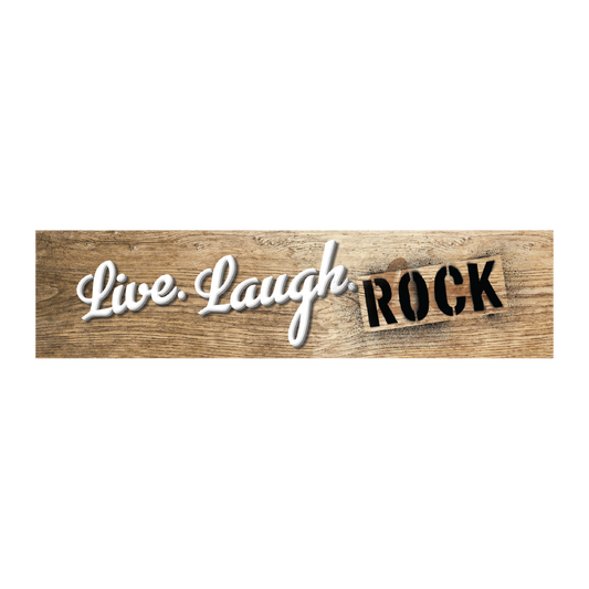 "Live. Laugh. ROCK" Magnetic Grill Pluginz Keychains