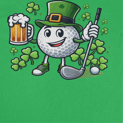 St. Patricks Day Golfball T-Shirt Officially Licensed