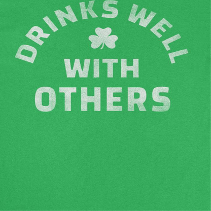 St. Patricks Day Drinks Well with Others T-Shirt Officially Licensed