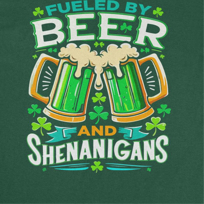 St. Patricks Day Fueled by Beer T-Shirt Officially Licensed