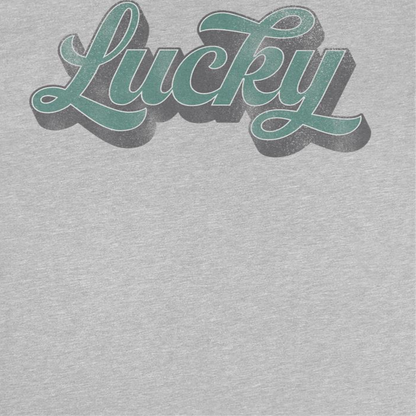 St. Patricks Day Lucky Script 3D T-Shirt Officially Licensed