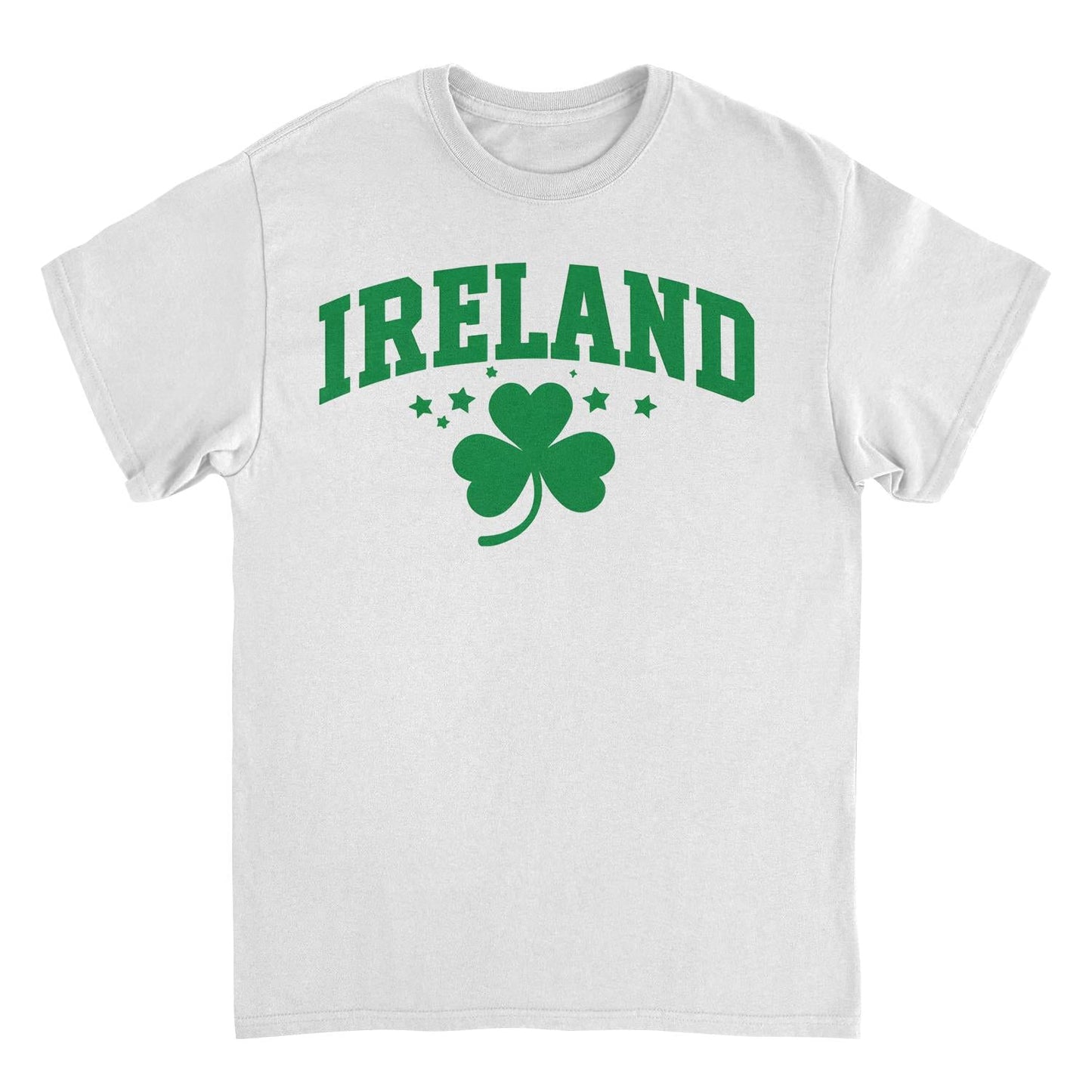 St. Patricks Day Ireland Clover Text T-Shirt Officially Licensed