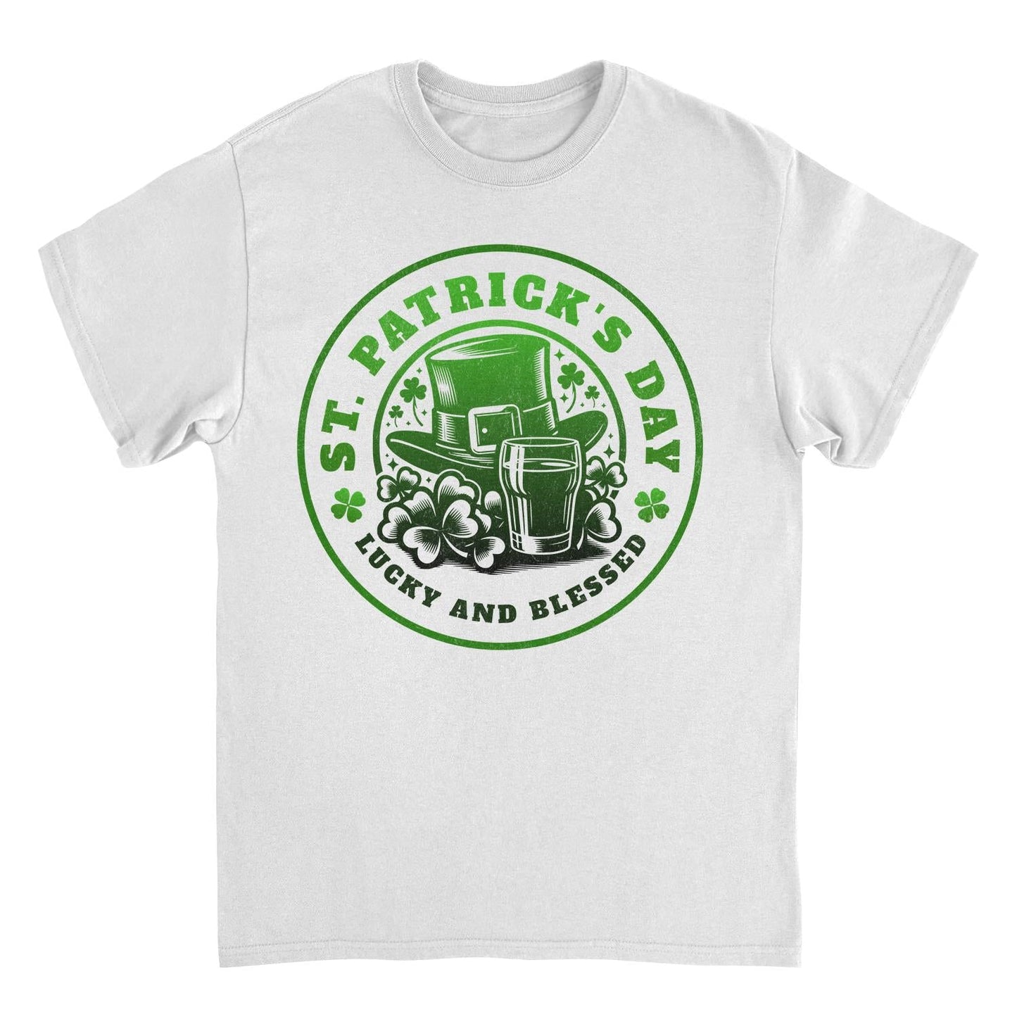St. Patricks Day Lucky and Blessed T-Shirt Officially Licensed