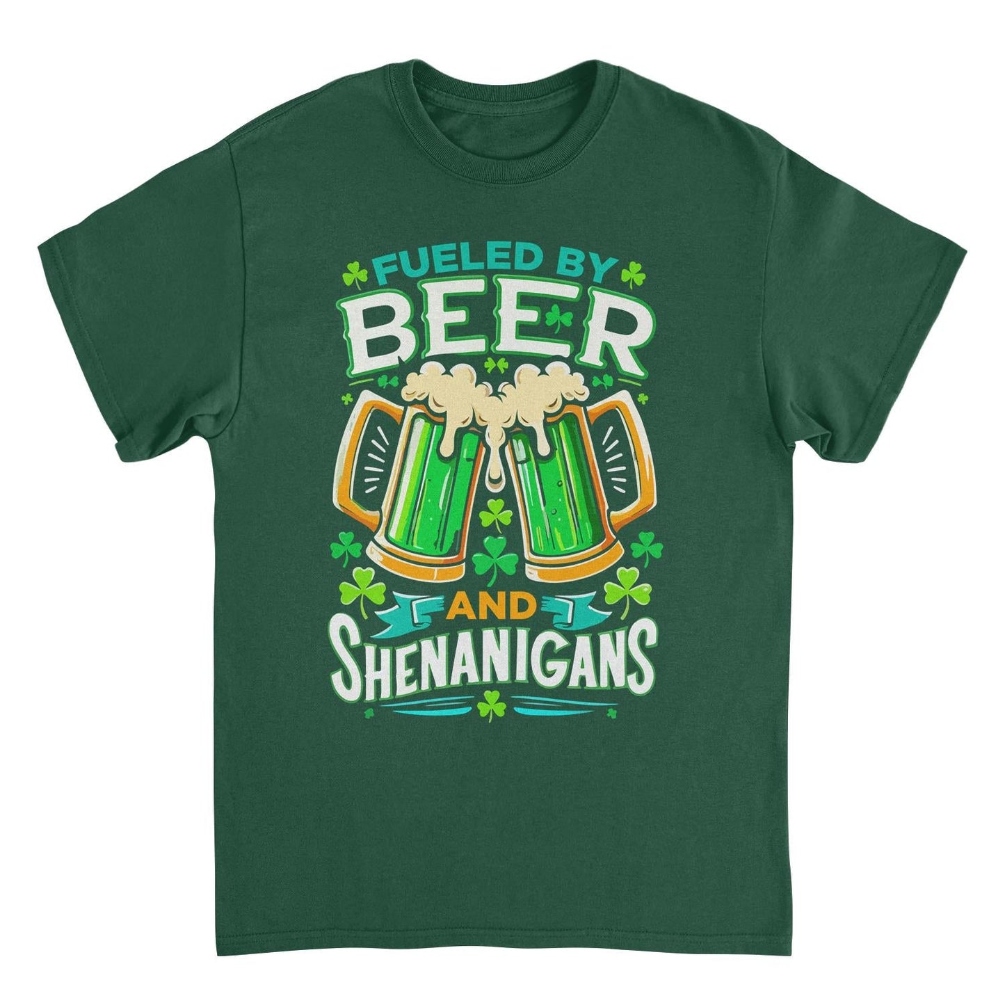 St. Patricks Day Fueled by Beer T-Shirt Officially Licensed