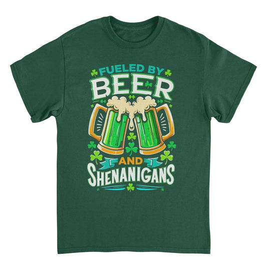 St. Patricks Day Fueled by Beer T-Shirt Officially Licensed