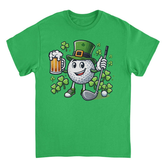 St. Patricks Day Golfball T-Shirt Officially Licensed