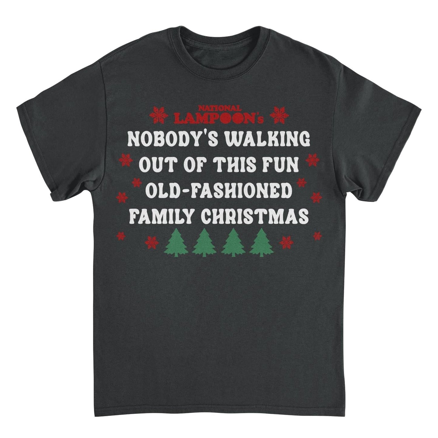 National Lampoon's Christmas Vacation Old Fashioned Family Christmas Mens T Shirt Black Officially Licensed