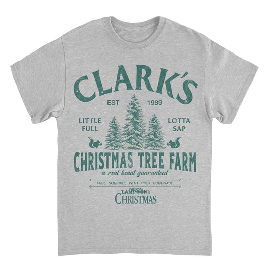 National Lampoon's Christmas Vacation Christmas Tree Mens T Shirt Sport Grey Officially Licensed