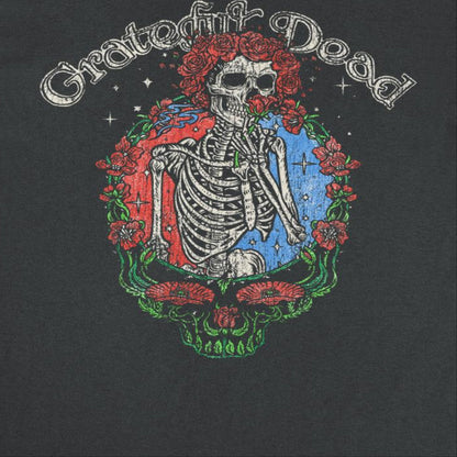 Grateful Dead Floral Stealie Mens T Shirt Black