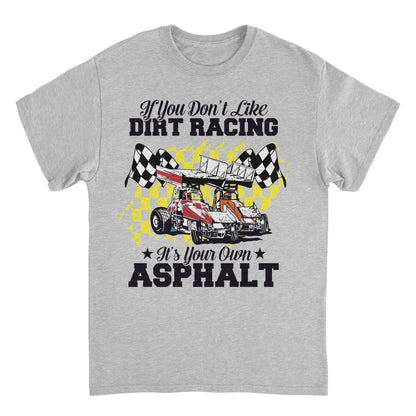 World of Outlaws Its Your Own Asphalt Mens T Shirt Sport Grey Officially Licensed