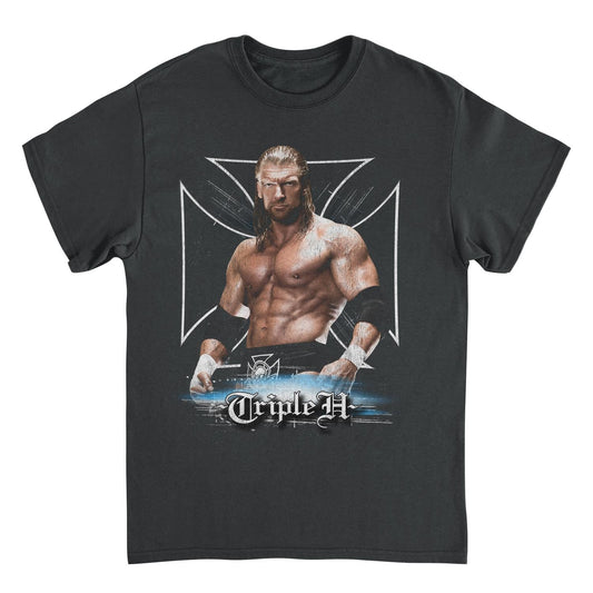 WWE HHH Triple H Mens T Shirt Black Officially Licensed