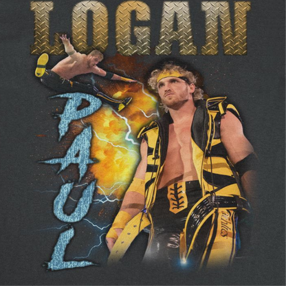 WWE Logan Mens T Shirt Black Officially Licensed
