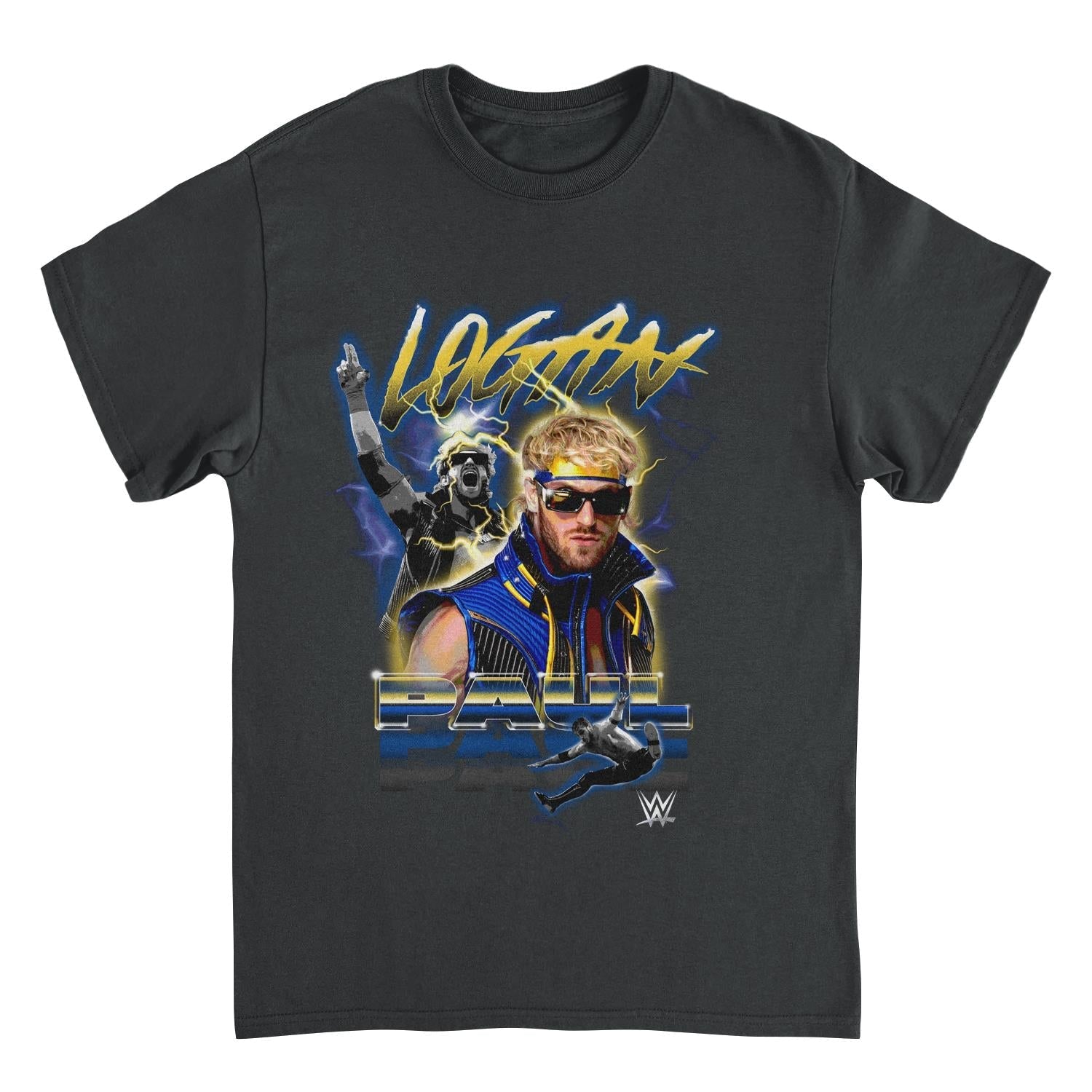 WWE Blue Steel Mens T Shirt Black Officially Licensed