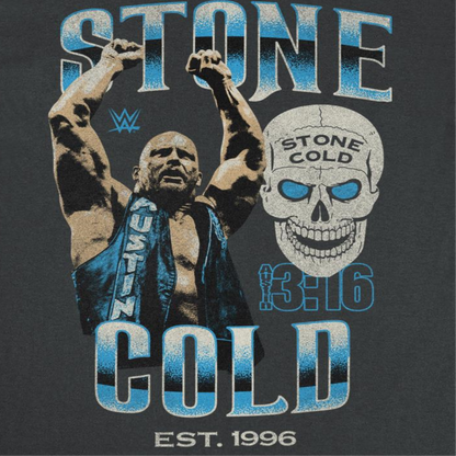 WWE Stone Cold Mens T Shirt Black Officially Licensed
