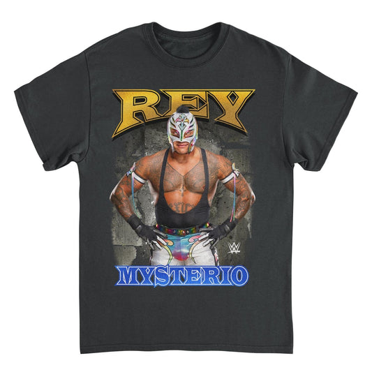 WWE Rey Mysterio Mens T Shirt Black Officially Licensed