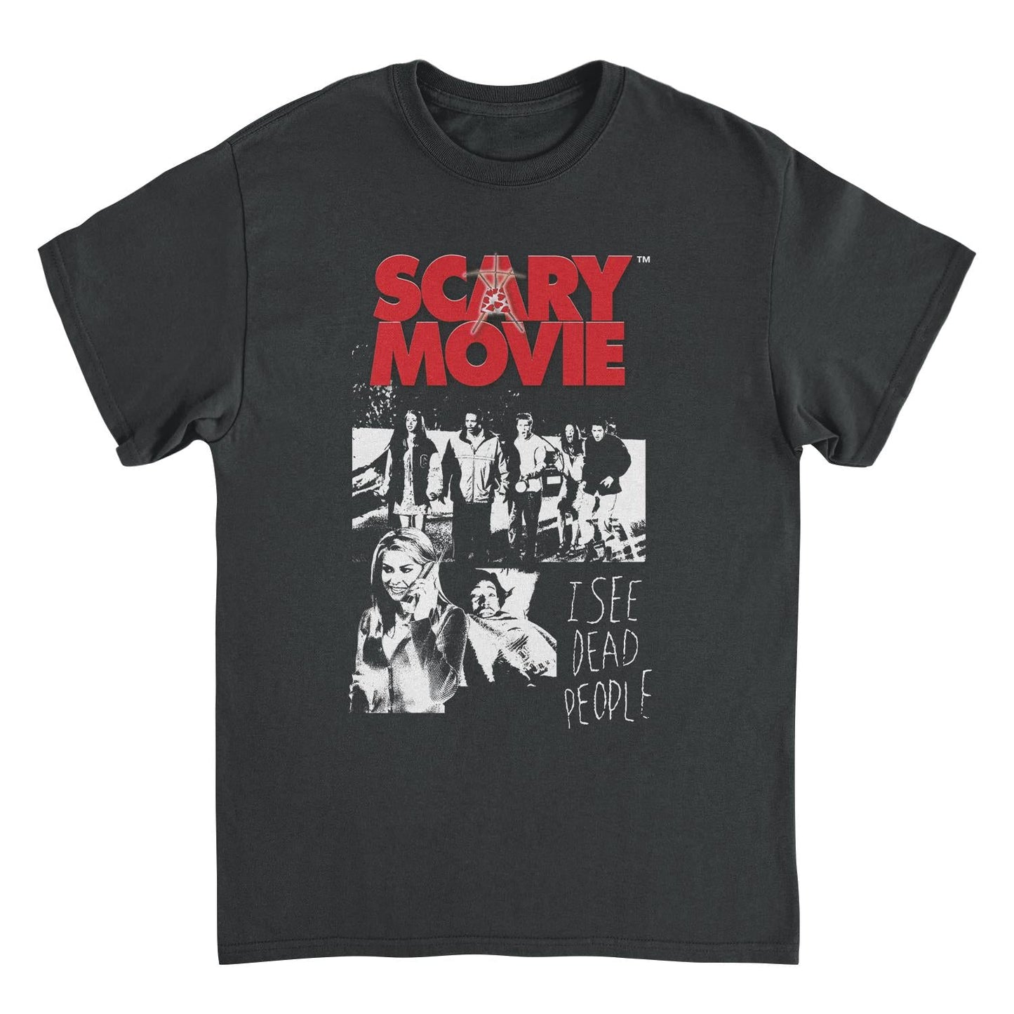 Scary Movie I See Dead People Mens T Shirt Black Officially Licensed