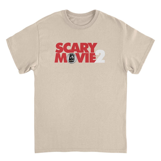 Scary Movie 2 Logo Mens T Shirt Sand Officially Licensed