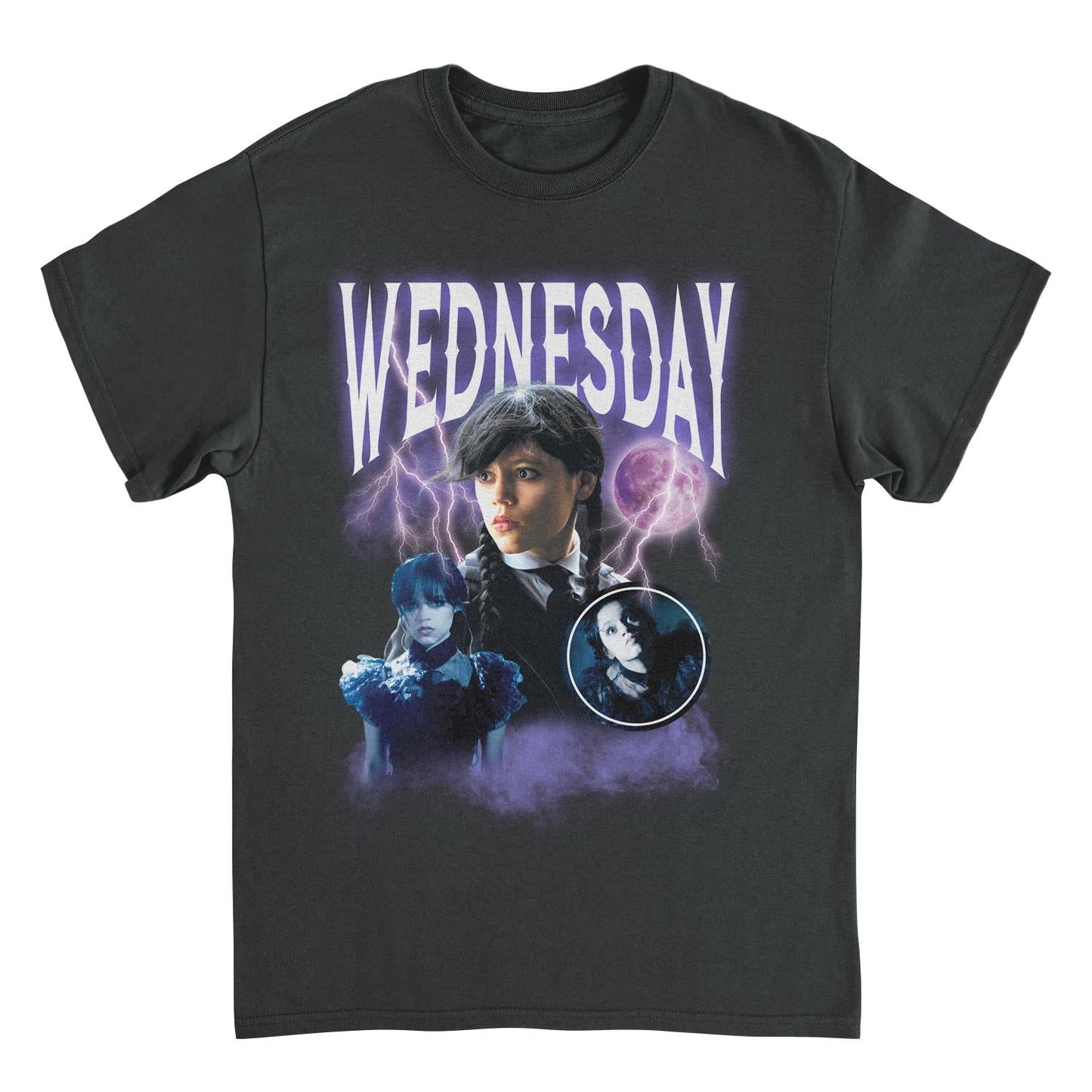 Wednesday Wednesday Compilation T Shirt Black Officially Licensed