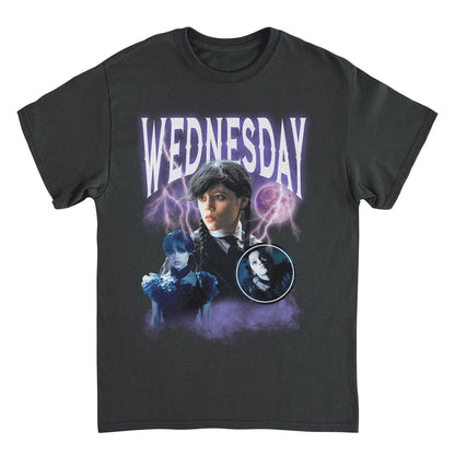 Wednesday Wednesday Compilation T Shirt Black Officially Licensed