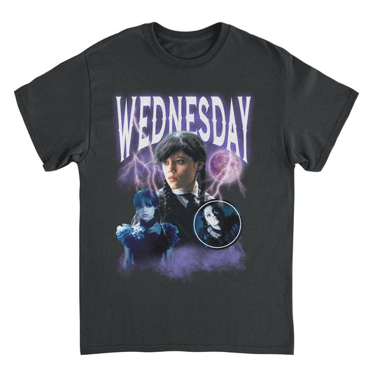 Wednesday Wednesday Compilation T Shirt Black Officially Licensed