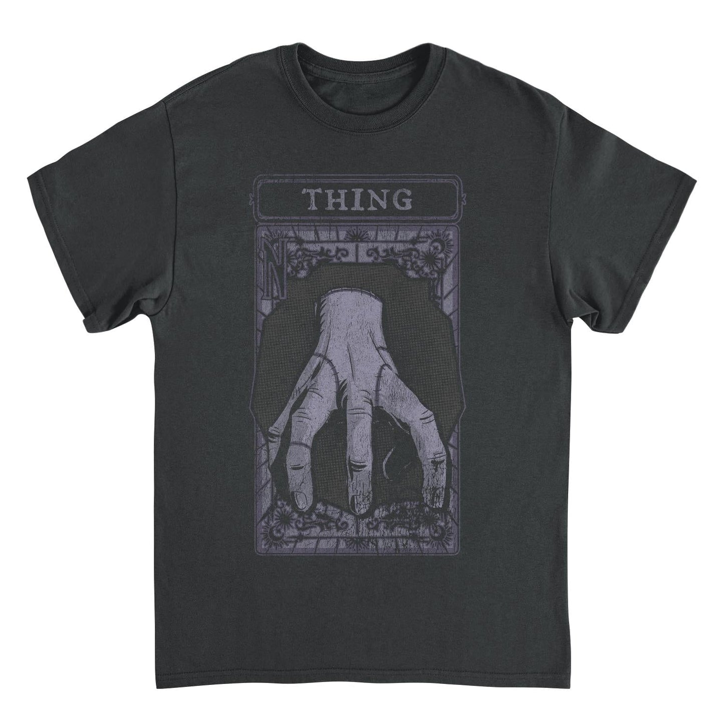 Wednesday Things Card T Shirt Black Officially Licensed