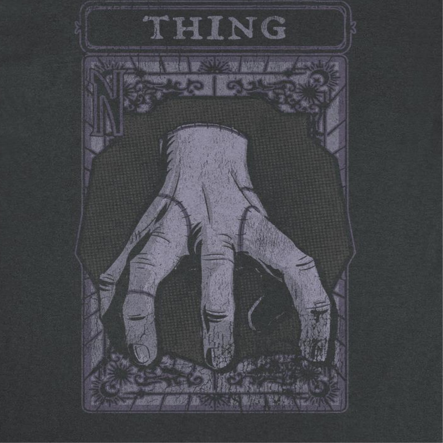 Wednesday Things Card T Shirt Black Officially Licensed