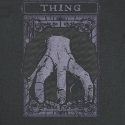 Wednesday Things Card T Shirt Black Officially Licensed
