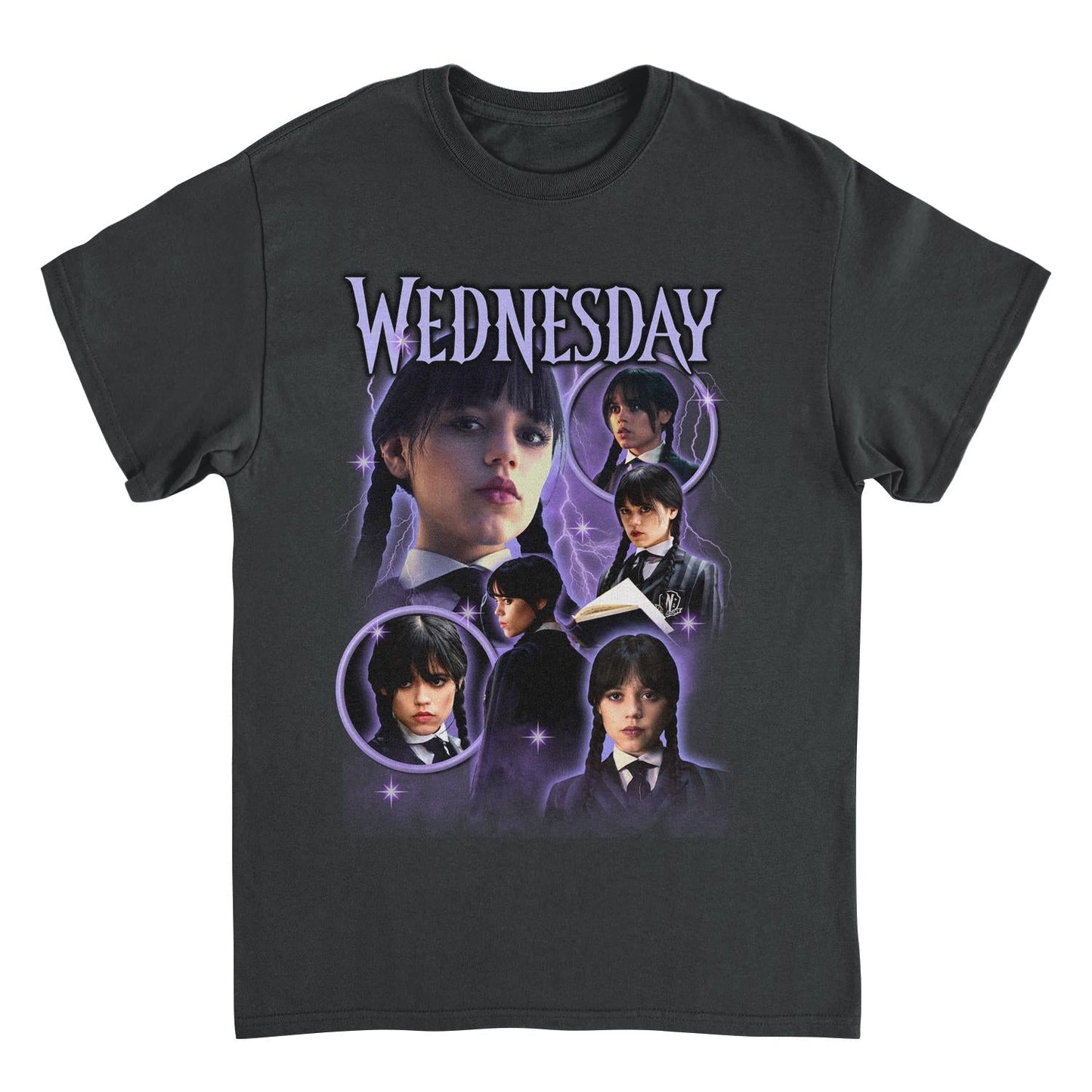 Wednesday Bootleg T Shirt Black Officially Licensed