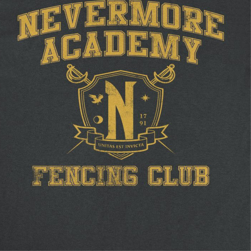 Wednesday Fencing 4 T Shirt Black Officially Licensed