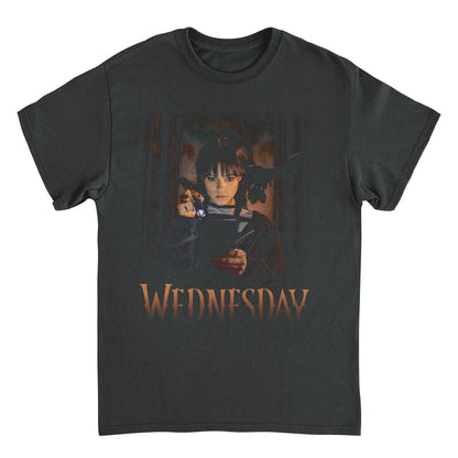 Wednesday Flashlight T Shirt Black Officially Licensed