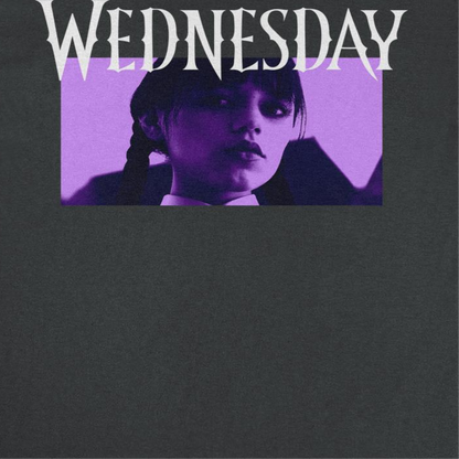 Wednesday Sinister Glare T Shirt Black Officially Licensed