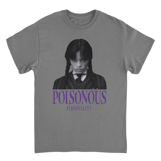 Wednesday Dead T Shirt Charcoal Officially Licensed