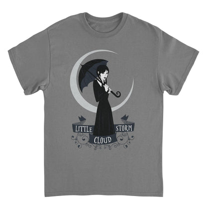 Wednesday Little Storm Cloud T Shirt Charcoal Officially Licensed