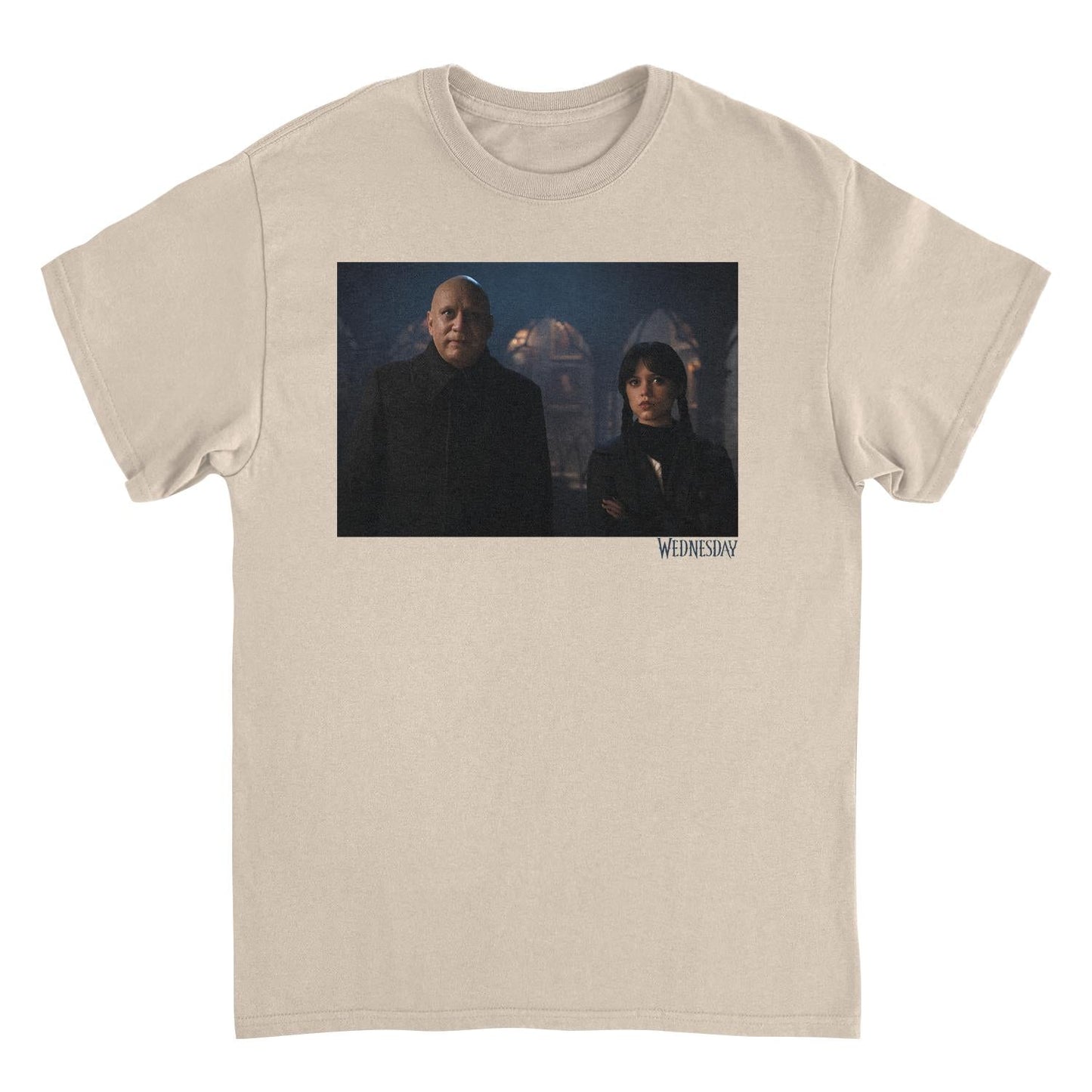 Wednesday Fester V2 T Shirt Sand Officially Licensed