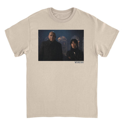 Wednesday Fester V2 T Shirt Sand Officially Licensed
