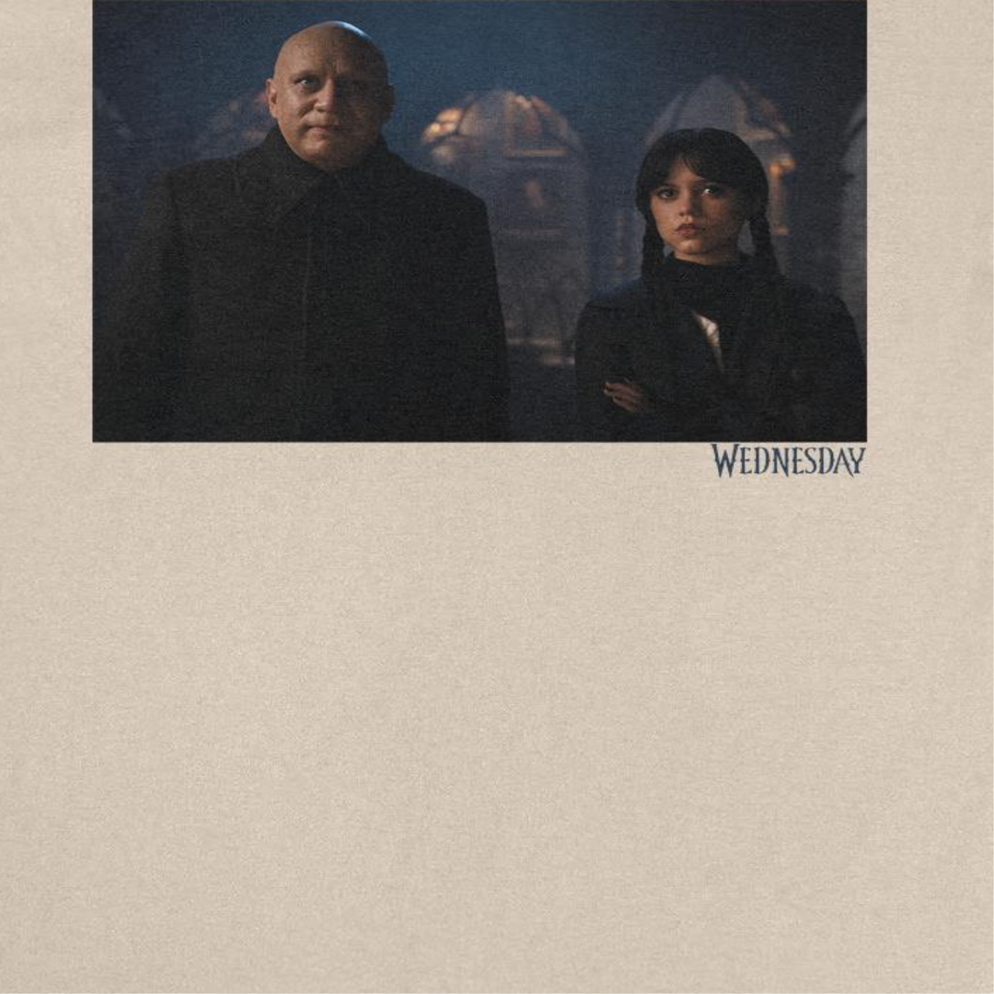 Wednesday Fester V2 T Shirt Sand Officially Licensed