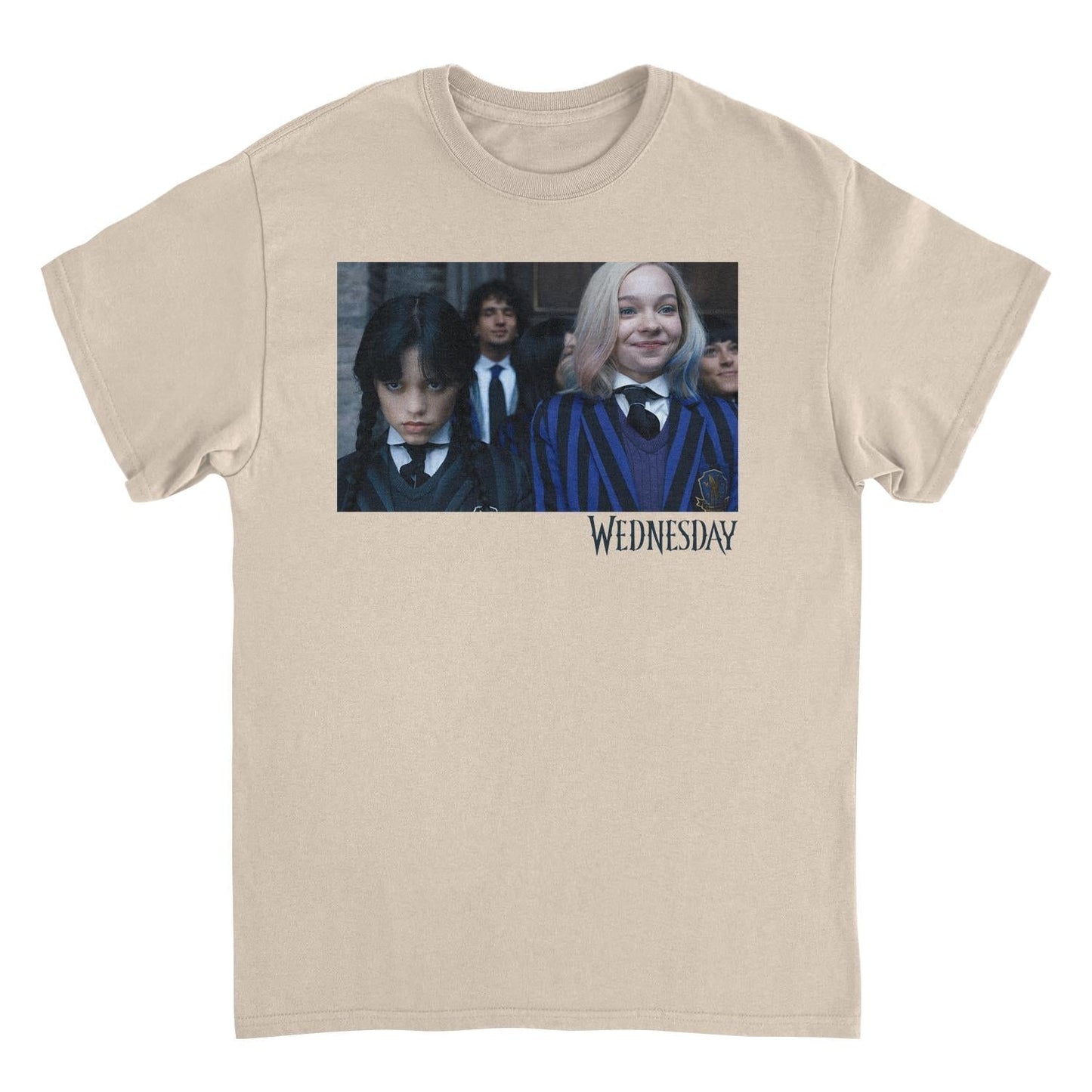 Wednesday Simple T Shirt Sand Officially Licensed