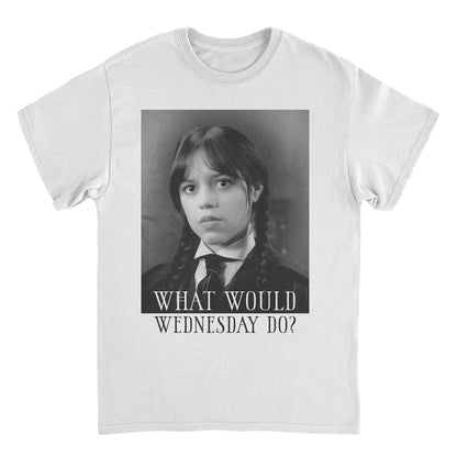 Wednesday WWWD Light T Shirt White Officially Licensed