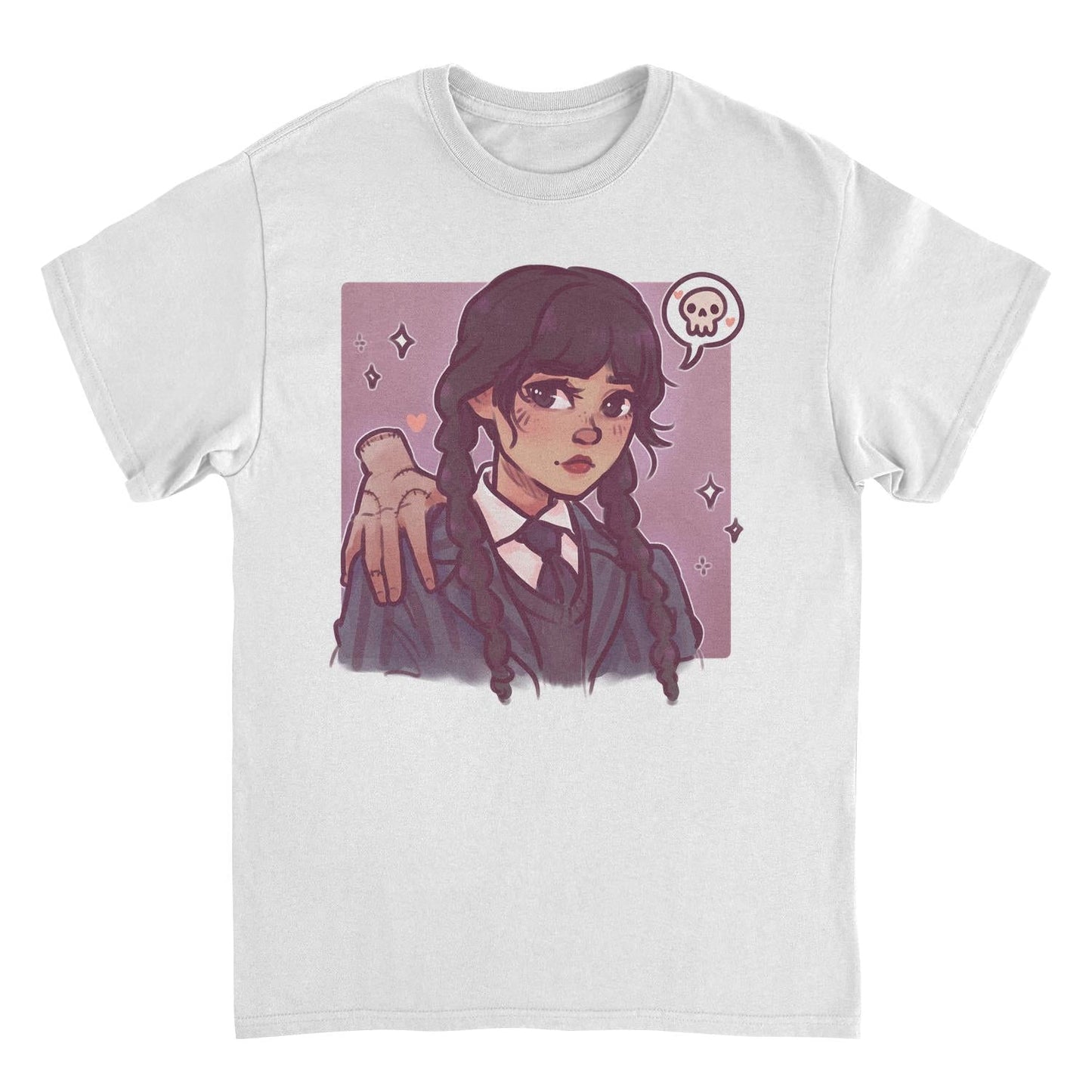 Wednesday Wednesday T Shirt White Officially Licensed