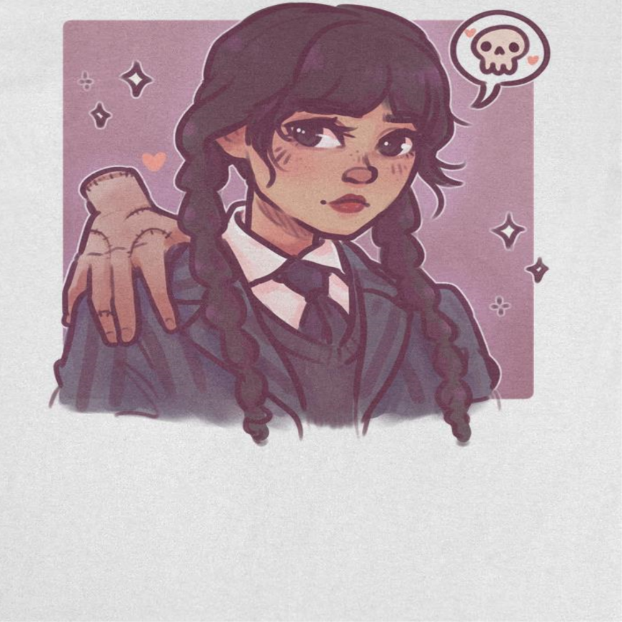 Wednesday Wednesday T Shirt White Officially Licensed