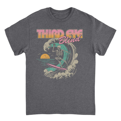 Third Eye Blind Surf Skeleton T Shirt Officially Licensed