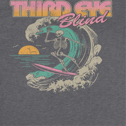 Third Eye Blind Surf Skeleton T Shirt Officially Licensed