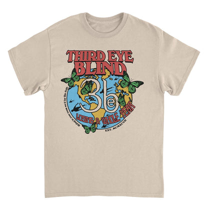 Third Eye Blind Losing A Whole War T Shirt Tan Officially Licensed
