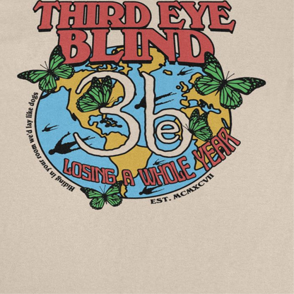 Third Eye Blind Losing A Whole War T Shirt Tan Officially Licensed
