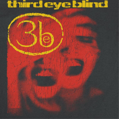 Third Eye Blind Screaming 3EB Logo T Shirt Black Officially Licensed