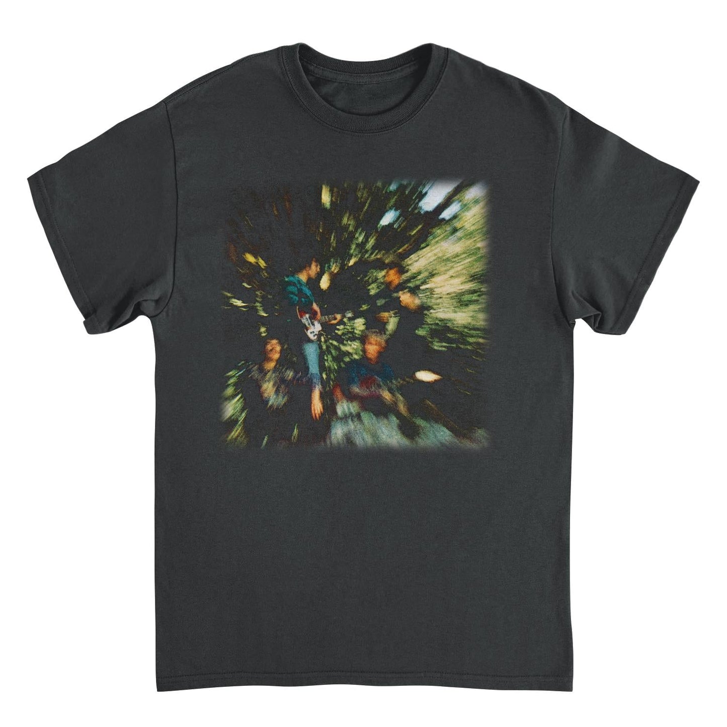 Credence Clearwater Revival Zoom Blur Band Mens T Shirt Black Officially Licensed