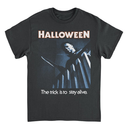 Halloween Upstairs Michael T Shirt Black Officially Licensed