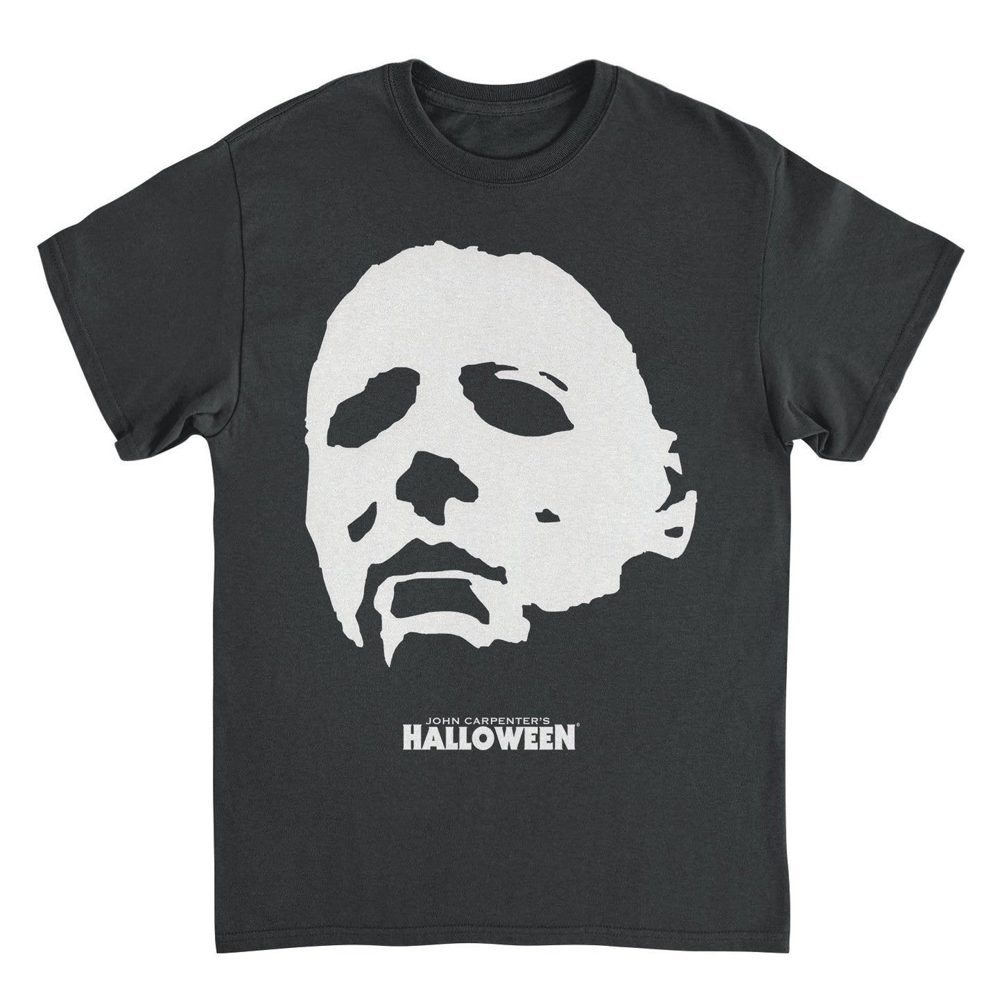 Halloween Michael Myers Mask Angle T Shirt Black Officially Licensed