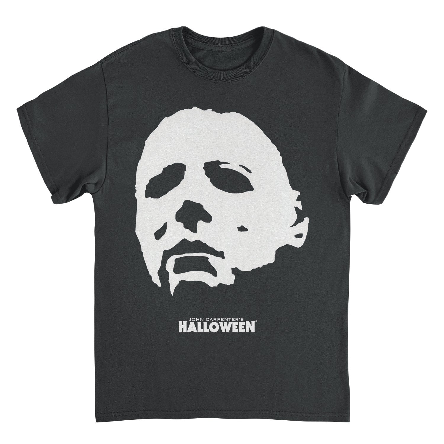 Halloween Michael Myers Mask Angle T Shirt Black Officially Licensed